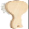 Efalock Oval Wire Brush with Nubs, 12-Row view 2