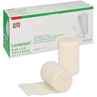 LENKELAST Universal Bandage 6 cm x 5 m, without cellophane, 10 ct