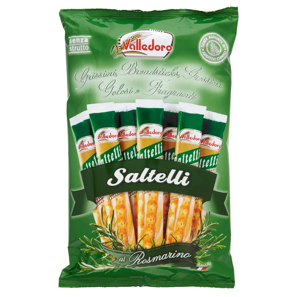 Valledoro Saltelli Rosemary Breadsticks, 240 g