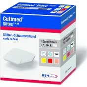 CUTIMED Siltec Plus Adhesive Foam Dressing 20 x 20 cm, 6 Count