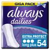 Always Long Plus Panty Liners Mega Pack, Pack of 4 (4 x 54 ct.) view 1