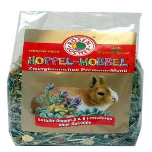 Mhlan 6x Dwarf Rabbit Premium Menu, 500 g, Grain-Free, with Omega-3 and Omega-6 Fatty Acids