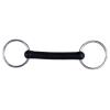 Korsteel Flexi Rubber Mullen Mouth Loose Ring Snaffle Bit, 6-Inch, Silver view 1