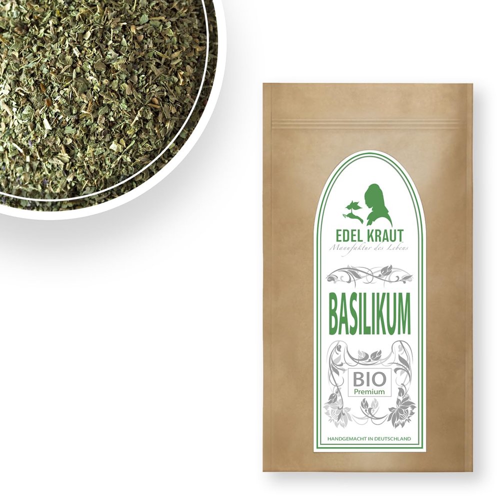 EDEL KRAUT | Organic Rubbed Basil - Premium Basil, Organic, 100 g