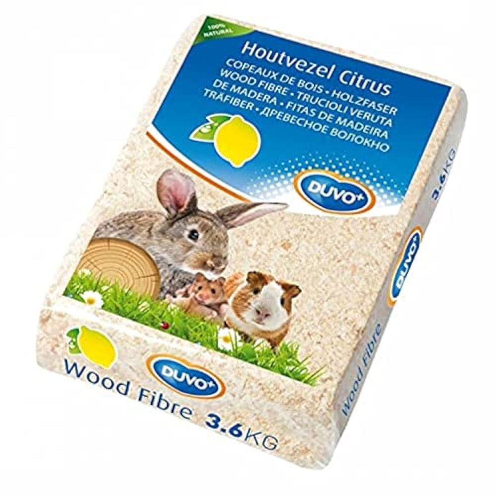 Duvoplus Lemon Wood Shavings, 3.6 kg, for Rodents