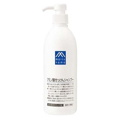 Matsuyama M-mark Amino Acid Hair Shampoo, 600 ml (Green Tea Set)