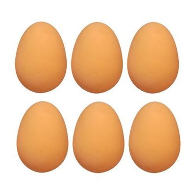 3 x 6 x Bouncing Eggs, Rubber Balls, Artificial Eggs