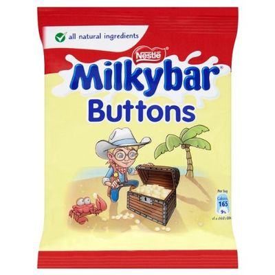 Milkybar Buttons 30 g (Pack of 48 x bags)