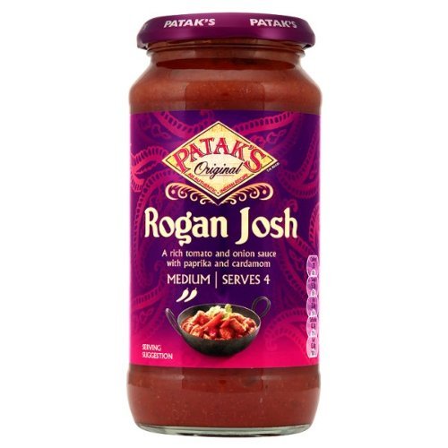 Patak's Original Rogan Josh Sauce, 450 g (6-Pack)