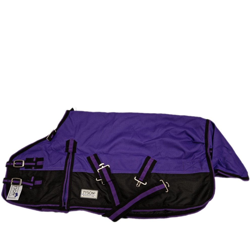 1200D Purple Rain Sheet for Mini Pony/Mini Shetland, Outdoor Blanket, 65–100 cm, Tysons (95)