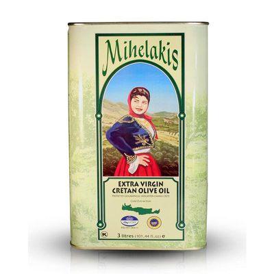 Extra Virgin Olive Oil from the Mihelakis Family, Crete, 3 L Canister