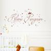 Wall Decal Little Princess Stars Baby Crown M1685 – Turquoise, XL view 4