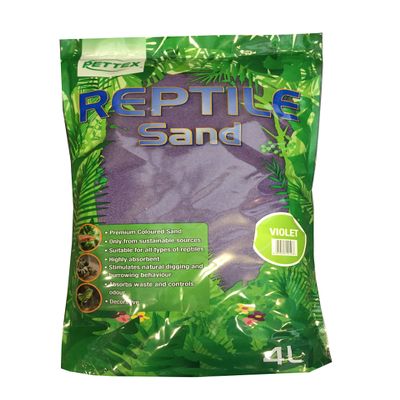 Pettex Calci-Sand, Reptile Colors, 4 Liters, Violet/Violet