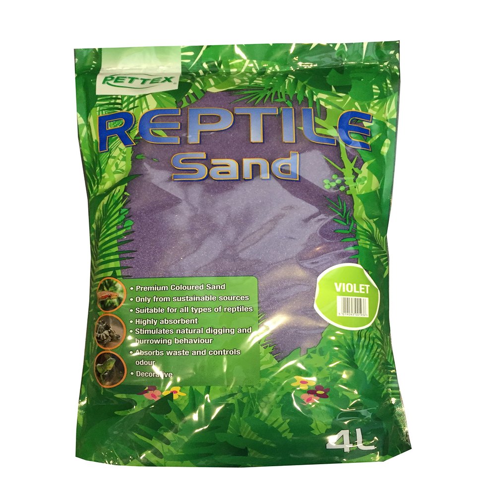 Pettex Calci-Sand, Reptile Colors, 4 Liters, Violet/Violet