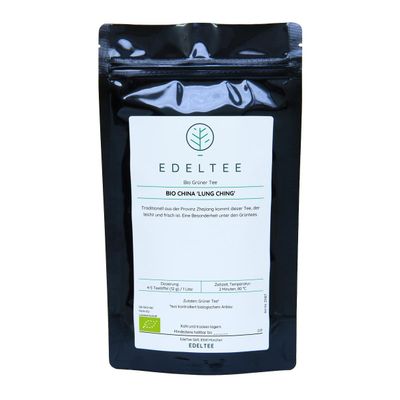 Organic China “Lung Ching” Green Tea – 250 g