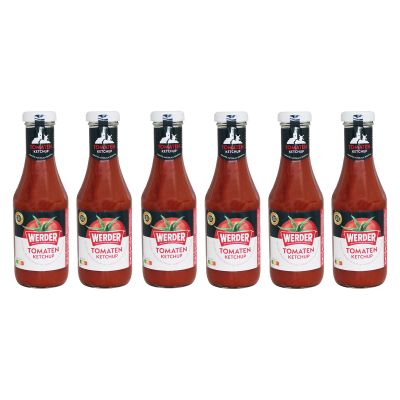 Werder Tomato Ketchup, 6-Pack (6 x 450 ml)