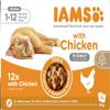 IAMS Delights Kitten Wet Food - Chicken in Sauce, 12 x 85g view 1