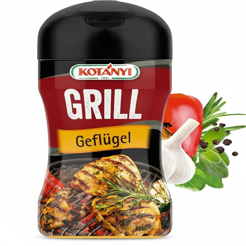 KOTANYI Grill Poultry Seasoning, 80 g – for Chicken, Turkey & Duck