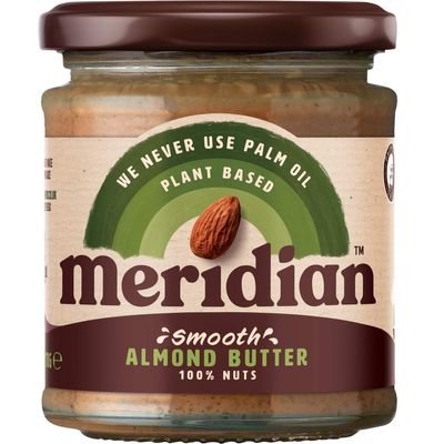 Meridian Smooth Almond Butter, 100% Nuts, 170 g