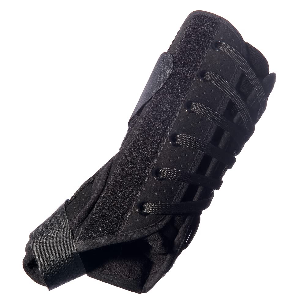 Ofa Dynamics Wrist Lacing Orthosis with Thumb Stabilization, M, Black, Right