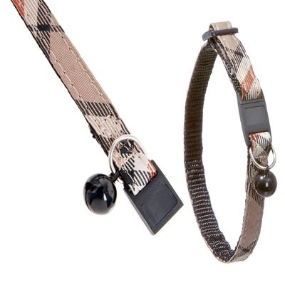 Karlie Art Joy English Style Cat Collar, Nylon, Beige, 30 x 1 cm