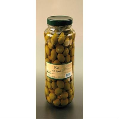 Green Olives with Pit, Gigante, in Brine, Viveri, 2.9 kg