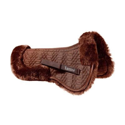 Tattini Lambskin Cotton Saddle Pad (Brown)
