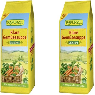 Rapunzel Clear Soup with Organic Yeast (2 x 500 g)