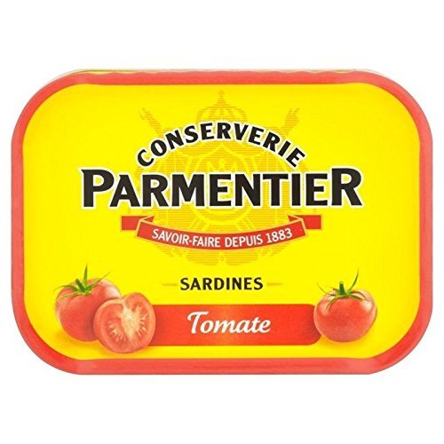 H. Parmentier Sardines La Tomate 135 g - Pack of 2