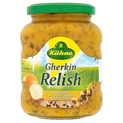 Kühne Gherkin Mustard Relish, 350 g, Pack of 6