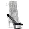 Pleaser Women's DEL1017RSF/C-S/SCH Boots, Clear/Silver, EU 40 view 1