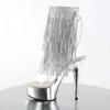 Pleaser Women's DEL1017RSF/C-S/SCH Boots, Clear/Silver, EU 40 view 3