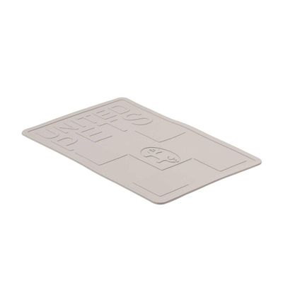 United Pets GI0601TO Mustaf Bowl Mat, Large, Gray