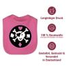 Shirtracer Baby Bib - Colorful Mix - Cute Skull - One Size - Pink view 4