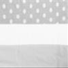 Vizaro Quilted Blanket and Pillow Set for Moses Basket, 70 x 80 cm, 100% Cotton, Dots and Lines view 2