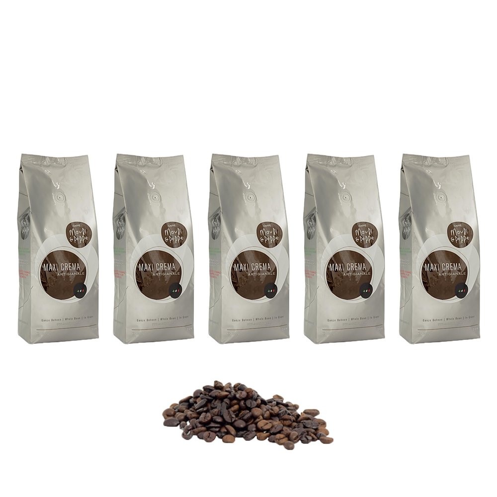 Mauri E Peppe Maxi Crema 5,000 g Whole Coffee Beans