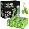 PET N PET Premium Dog Poop Bags, 720 Count, 48 Rolls view 1