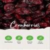 Vitalesia Cranberries with Apple Juice, Sweetened, 500 g | Dried & Unsulfured | No Added Sugar | Vegan view 4