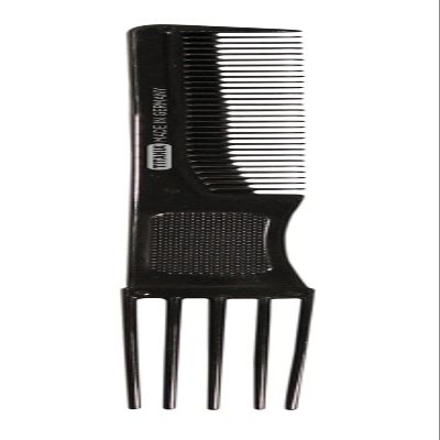TITANIA Teasing Comb, Approx. 17.5 cm, Black, 1-Pack (1 x 19 g)