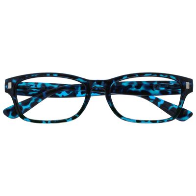 UV Reader Blue Tortoiseshell Reading Glasses +1.50