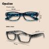 UV Reader Blue Tortoiseshell Reading Glasses +1.50 view 3