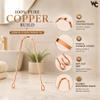 Wonder Care 12-Piece 100% Copper Tongue Scraper Set, Ayurvedic view 3