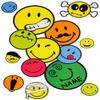 15-Piece Smiley World Wall and Window Sticker Set with Personalized Name view 4