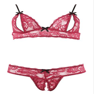 Cottelli Collection Women's 22124473031 Lingerie Set, Red (Rosso 001), 54 (Manufacturer's Size: Medium)