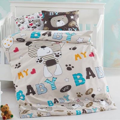 KK Baby Reversible Bedding Set, Baby Bear, 100 x 135 cm