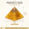 JET International Citrine Orgone Pyramid Crystal view 2