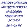 Btic GmbH Dark Blue Acrylic Letter – MT – 3 mm, Custom Text/Lettering, 15 cm, Lowercase s view 2