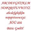 Btic GmbH Red Plexiglass Letter - MT - 3 mm Acrylic, Custom Text/Lettering, Height: 20 cm, Letter: Uppercase E view 2