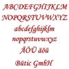 Btic GmbH Red Plexiglass Letter - MT - 3 mm Acrylic, Custom Text/Lettering, Height: 20 cm, Letter: Uppercase E view 3
