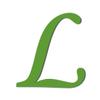 Green Plexiglas Letter MT, 3 mm Acrylic, Custom Text, 20 cm, Uppercase L view 1